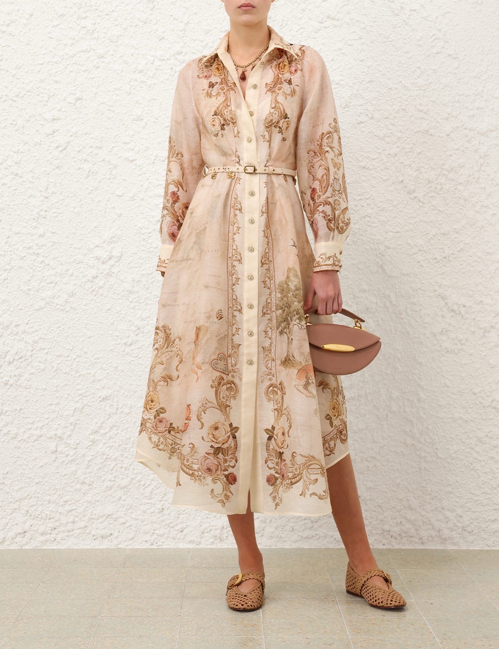 Zimm 25fw printed dress