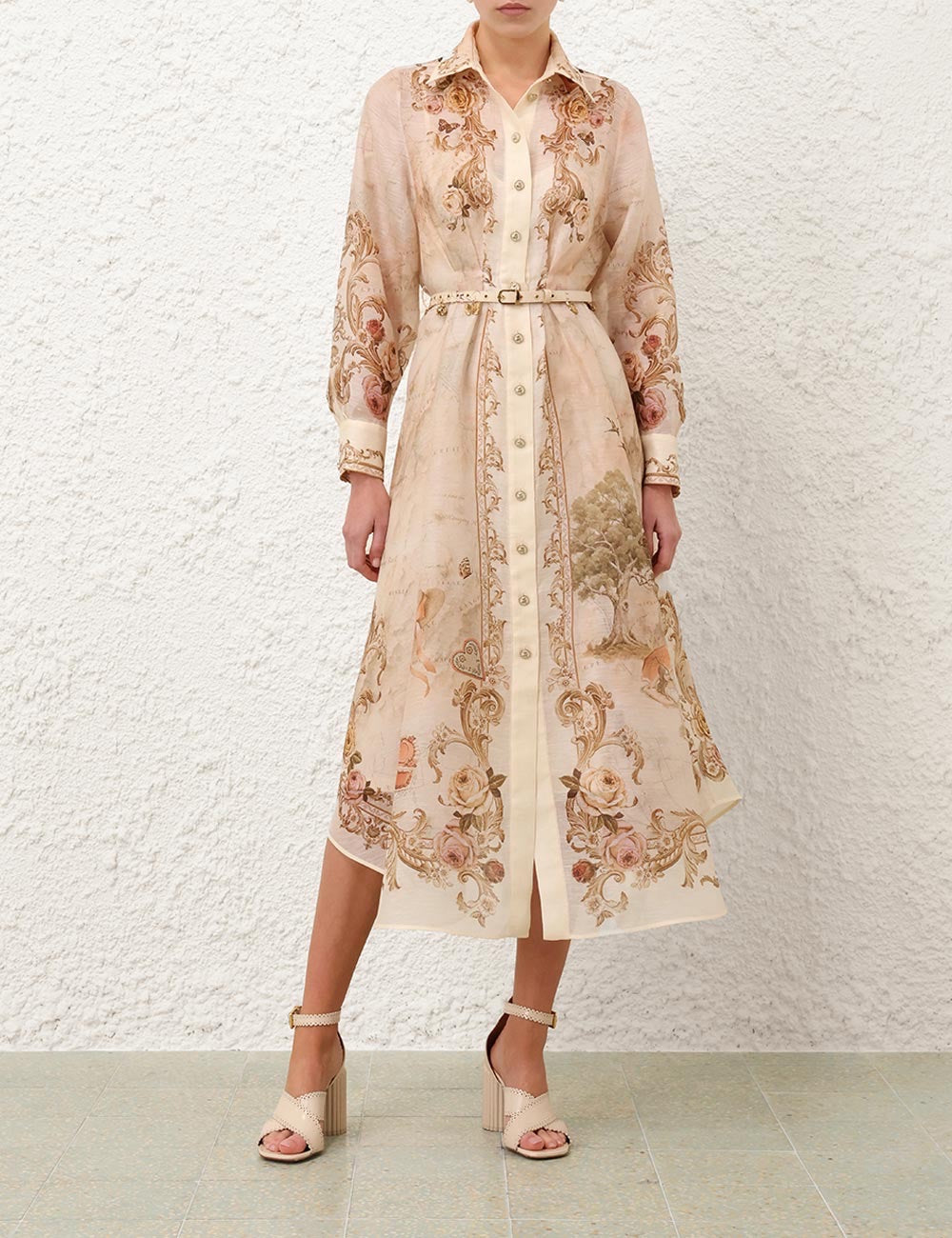 Zimm 25fw printed dress