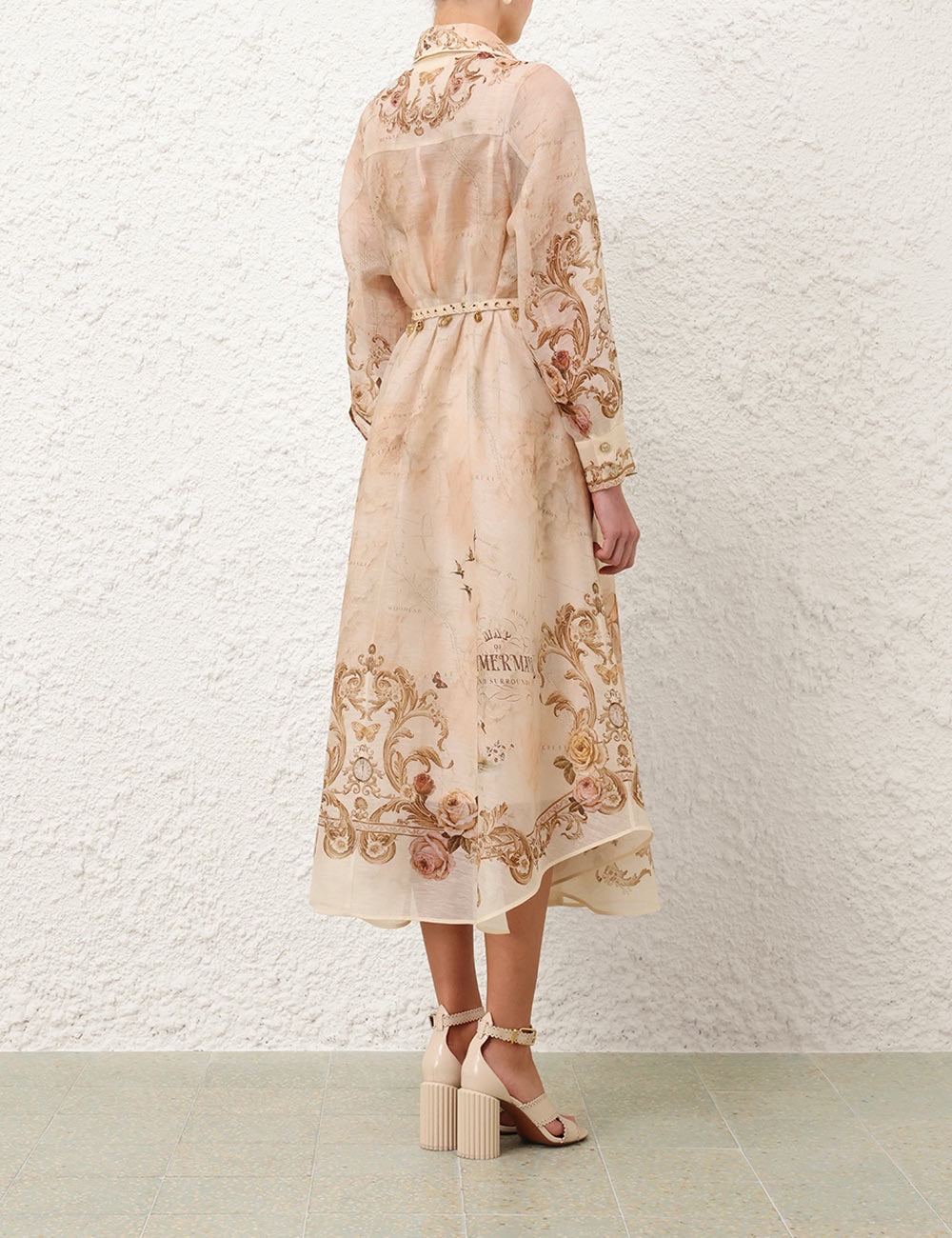 Zimm 25fw printed dress