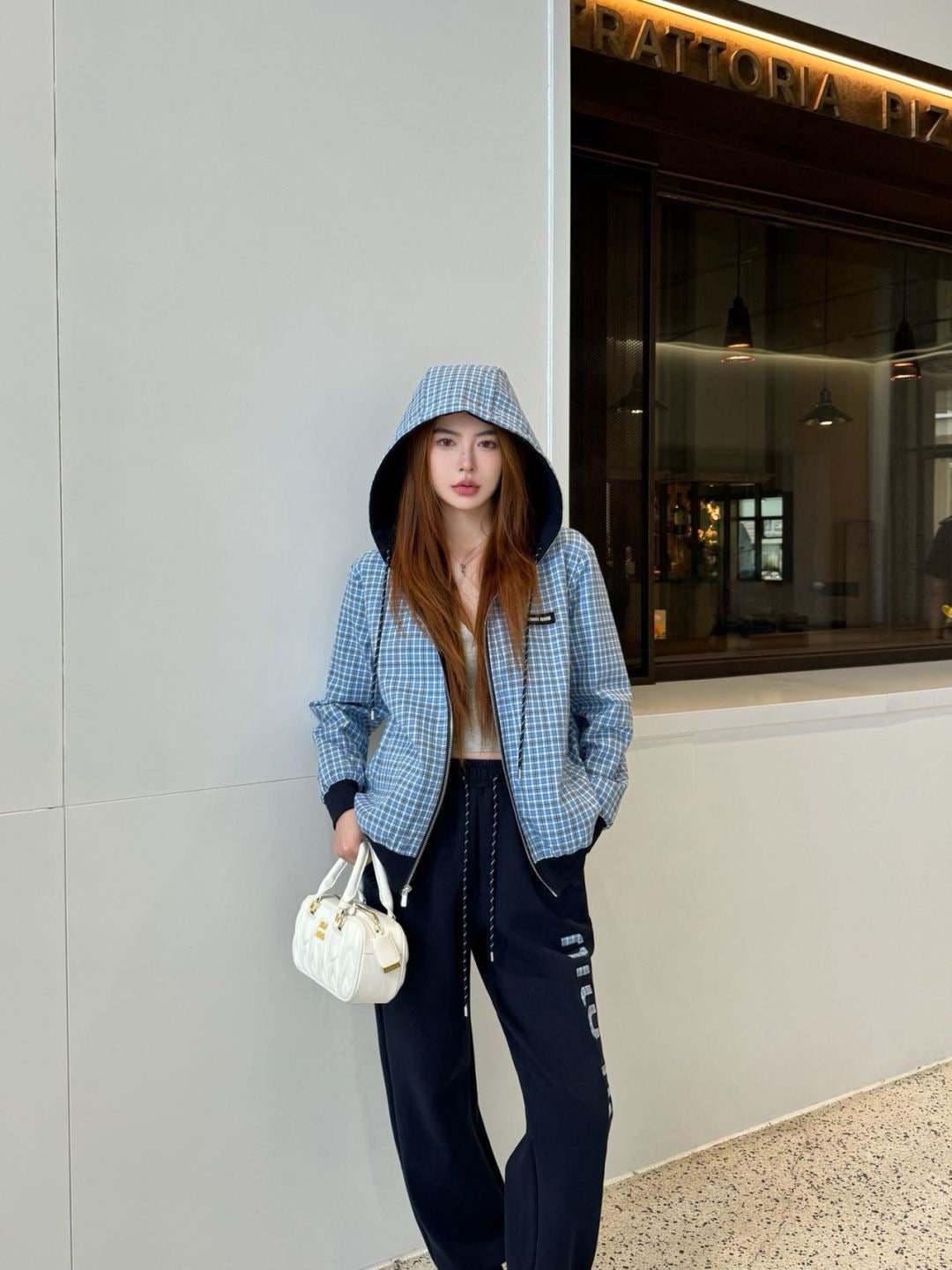 Miu 25fw reversible tracksuit