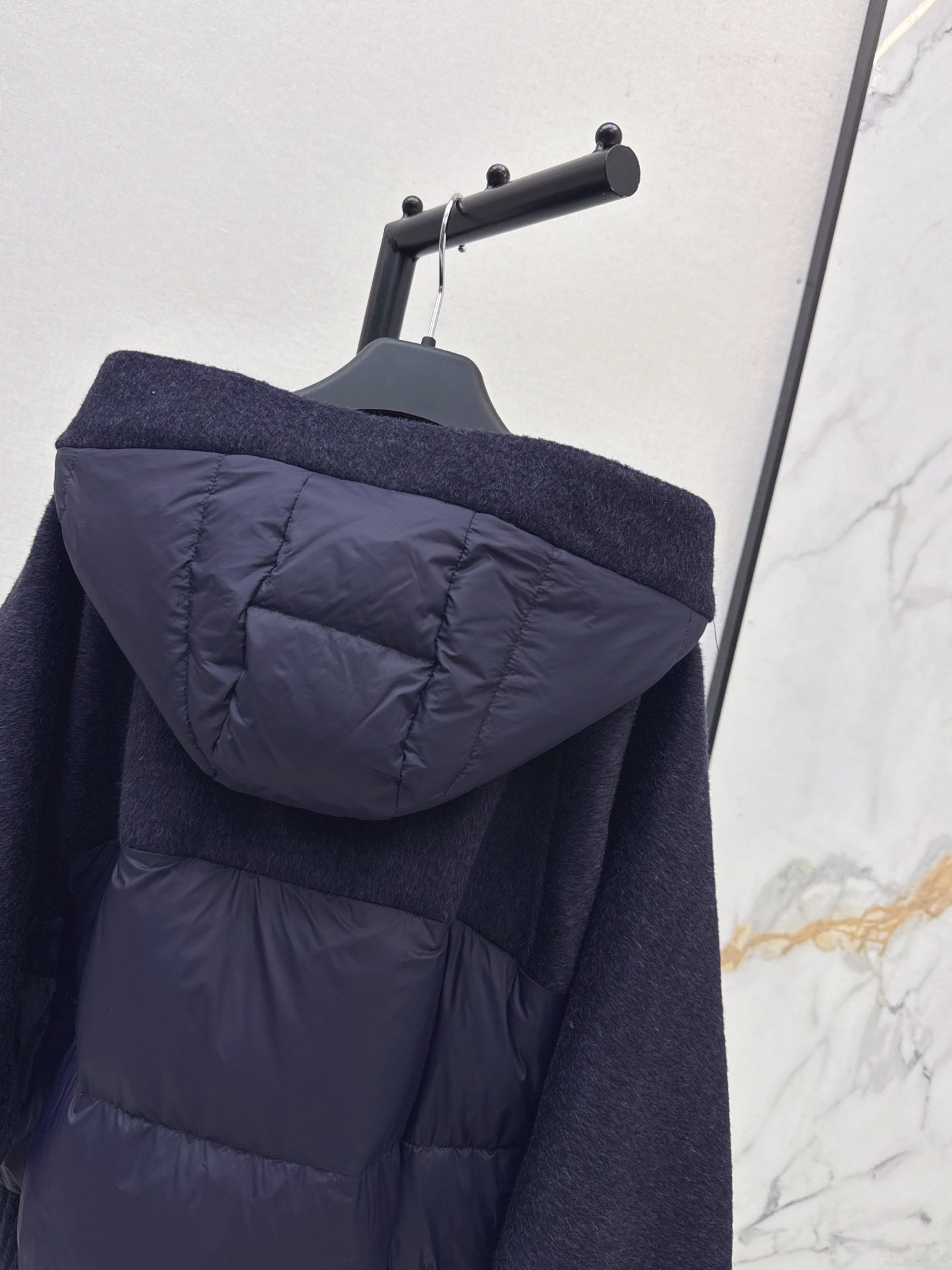 Max 25fw patchwork down jacket