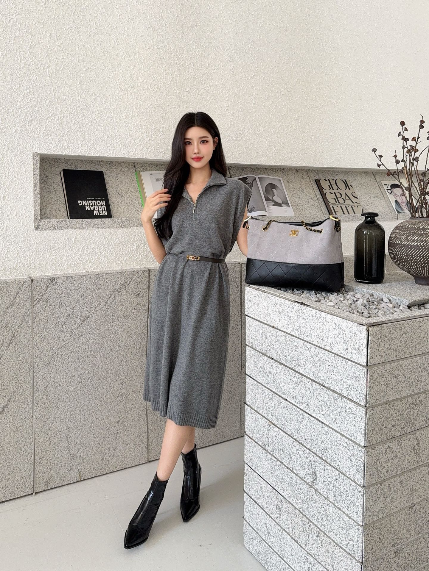 Herm 25fw knitted dress