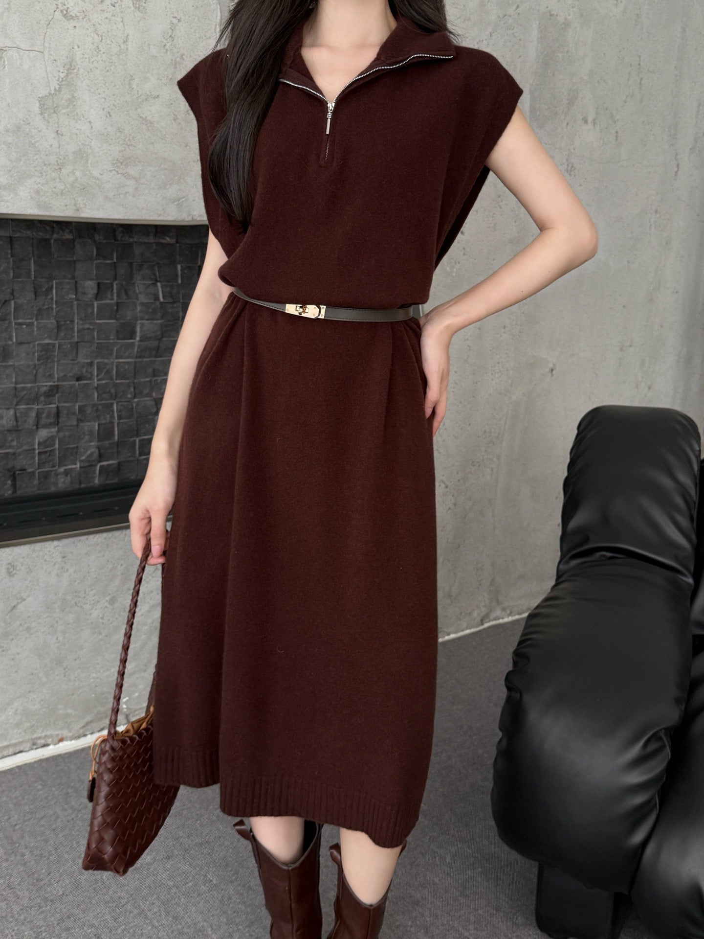 Herm 25fw knitted dress
