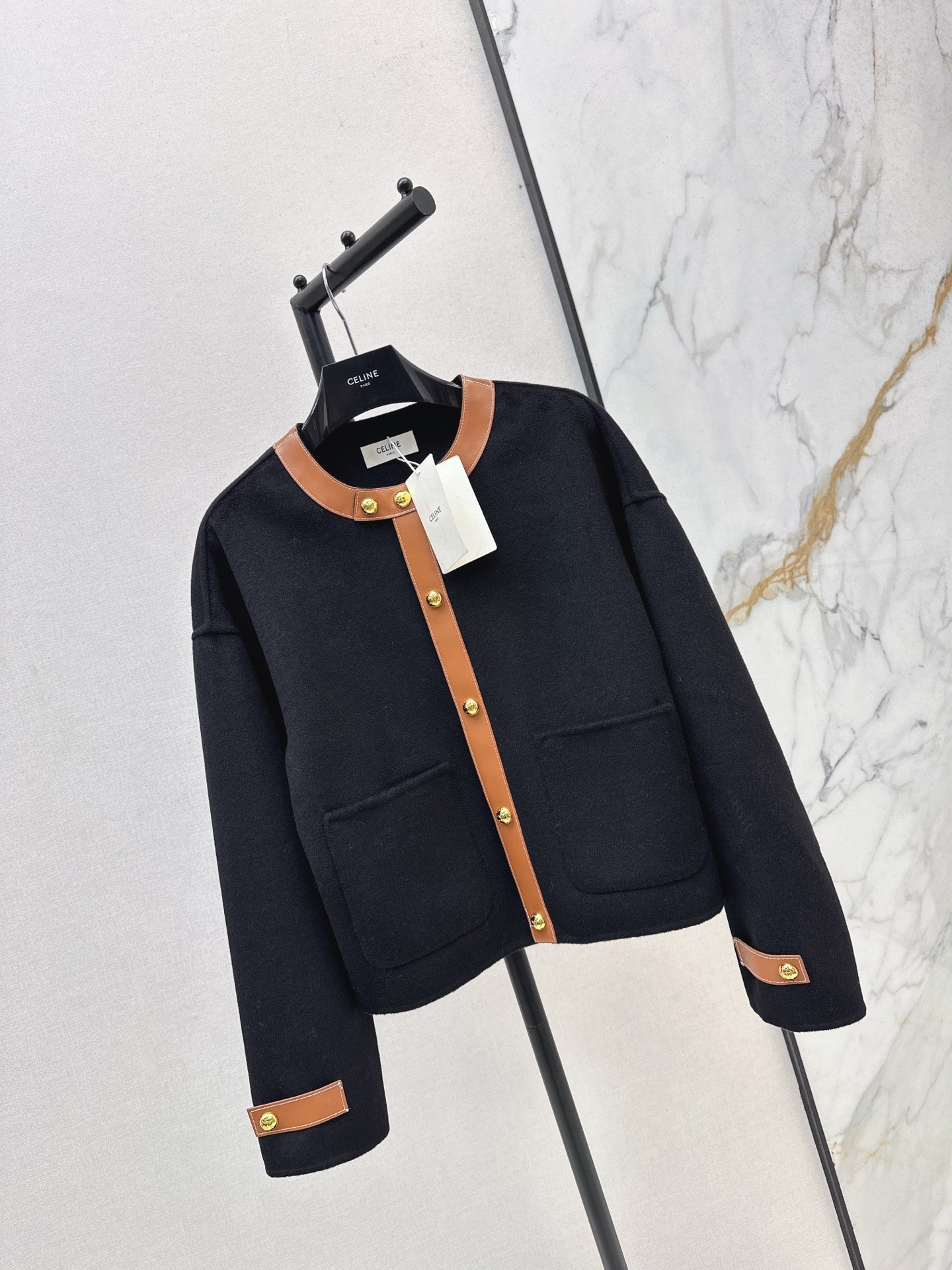 Celi 25fw patchwork jacket