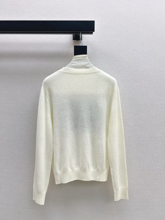 CD 25fw embroidered sweater
