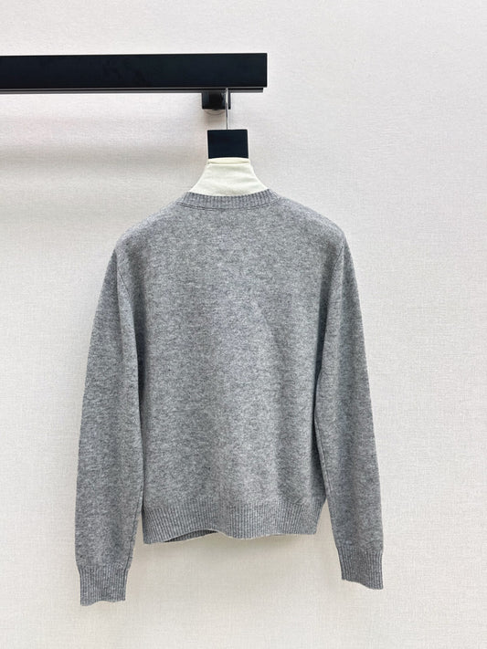 CD 25fw embroidered sweater
