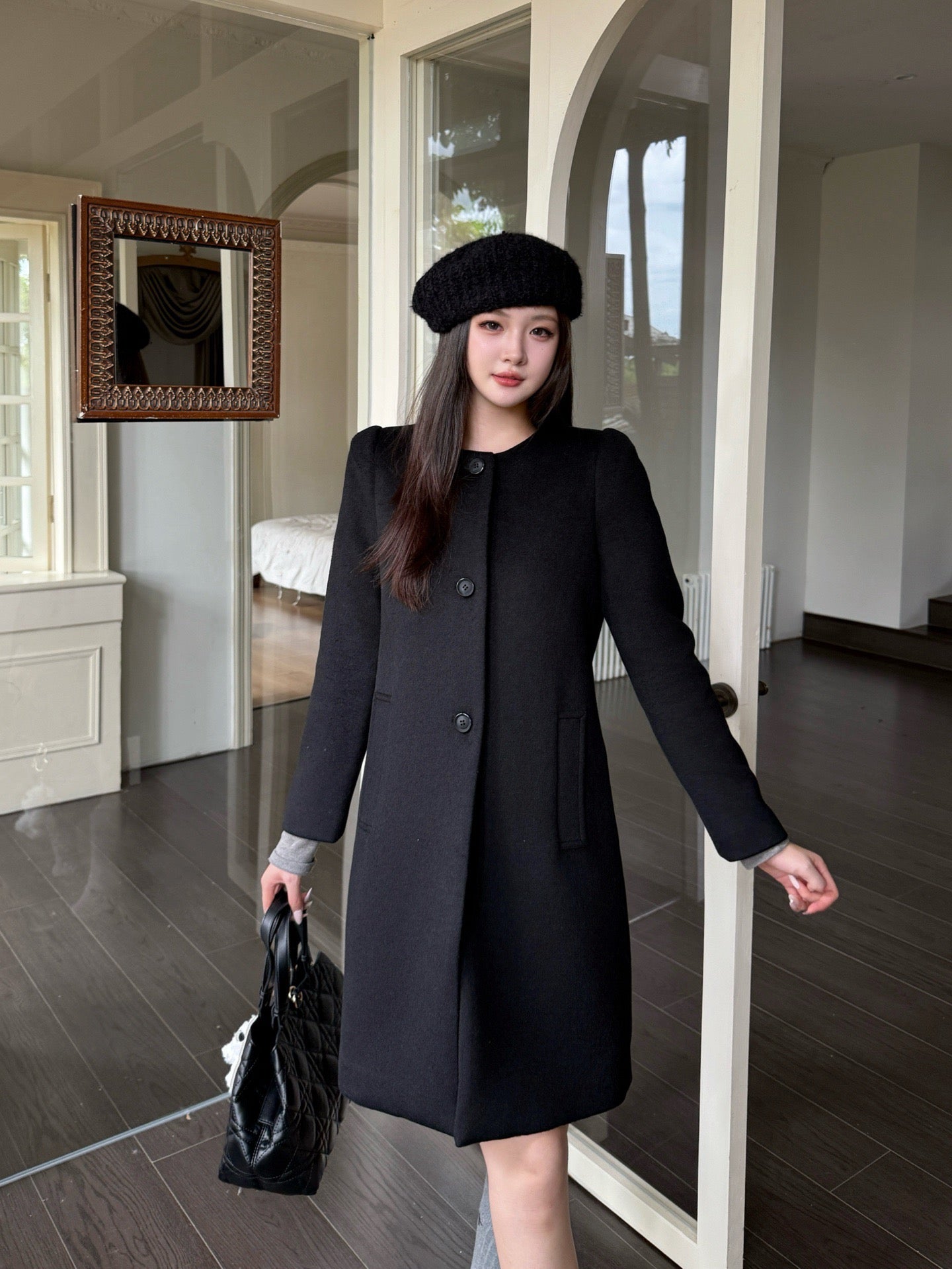 Miu 25fw wool overcoats