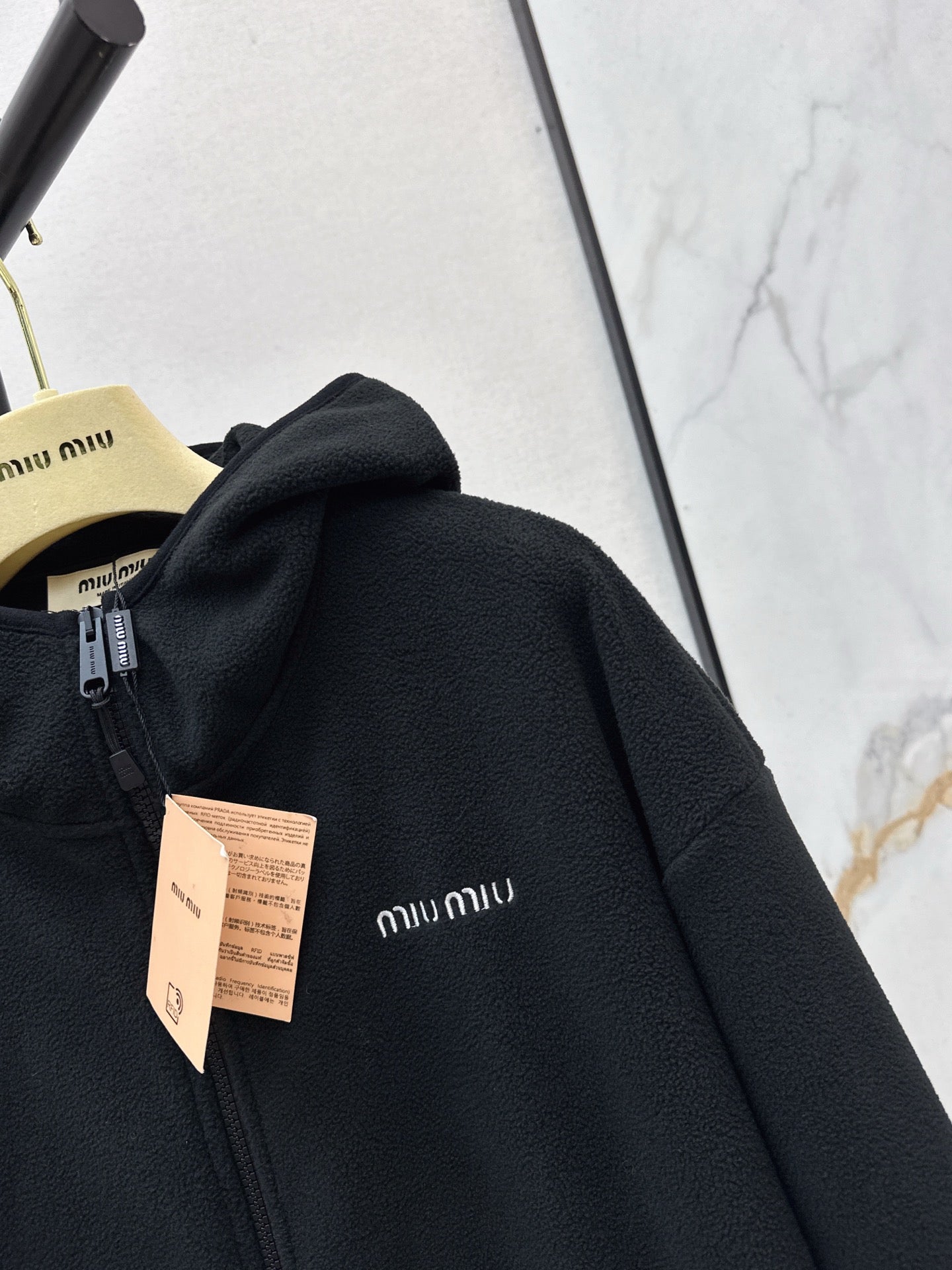 Miu 25fw hooded jacket