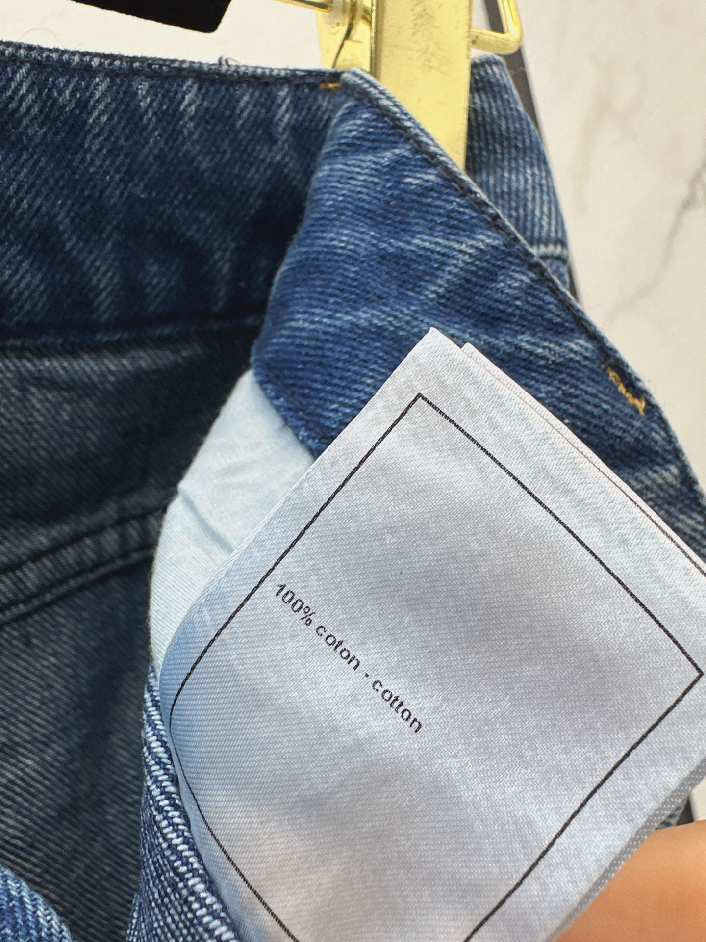 Chan 25fw rhinestone jeans