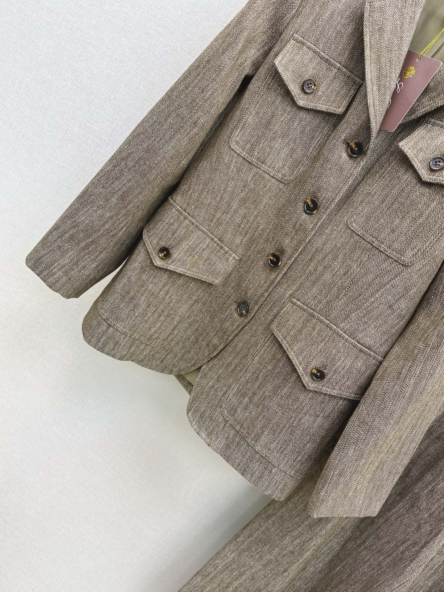 Loro 25fw linen suit