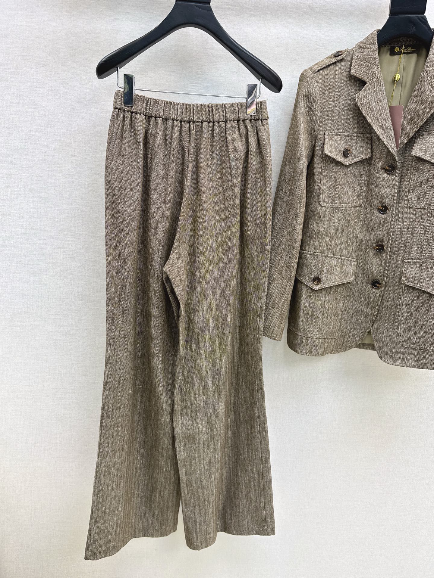 Loro 25fw linen suit