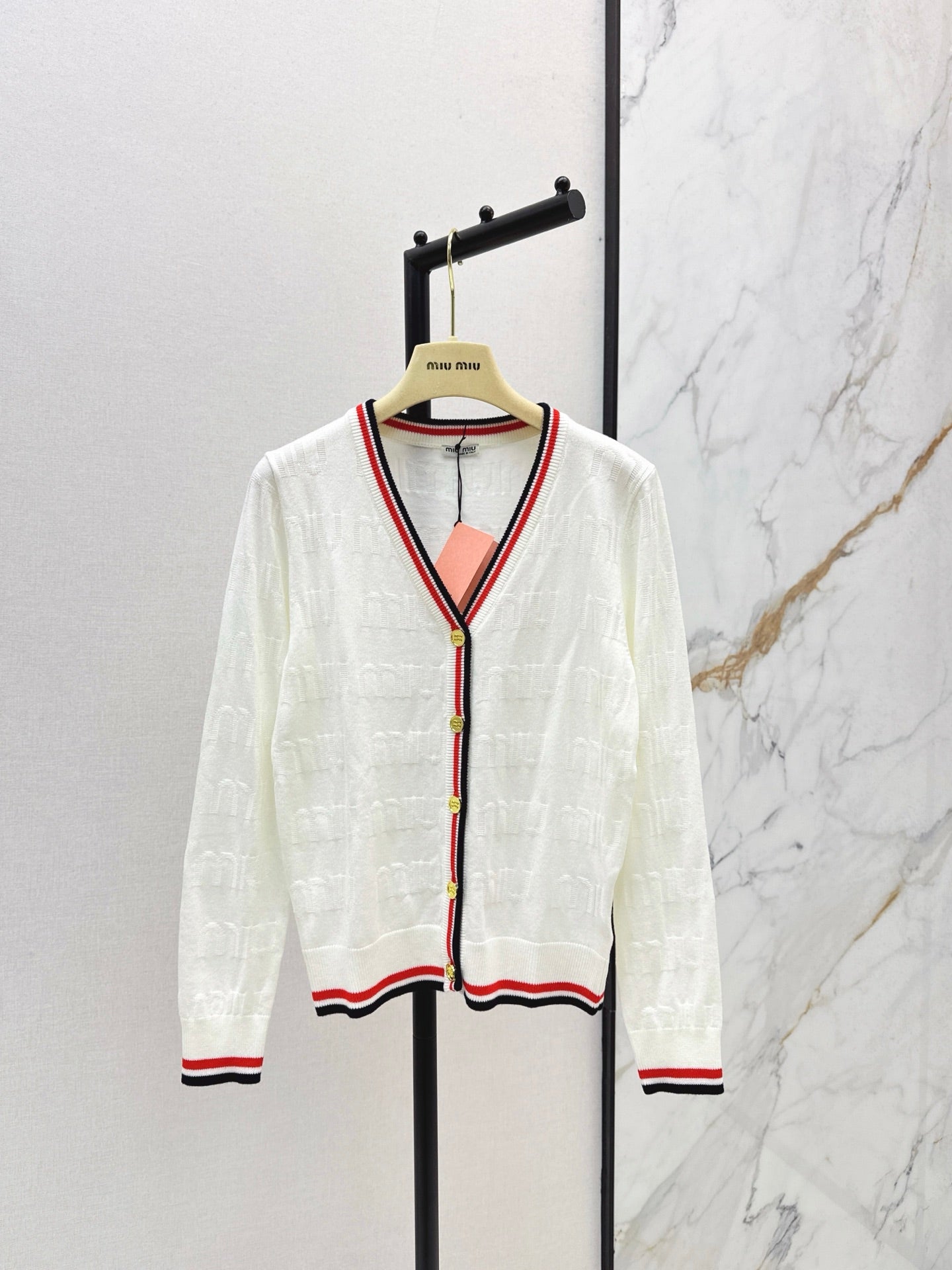 Miu 25fw wool cardigan