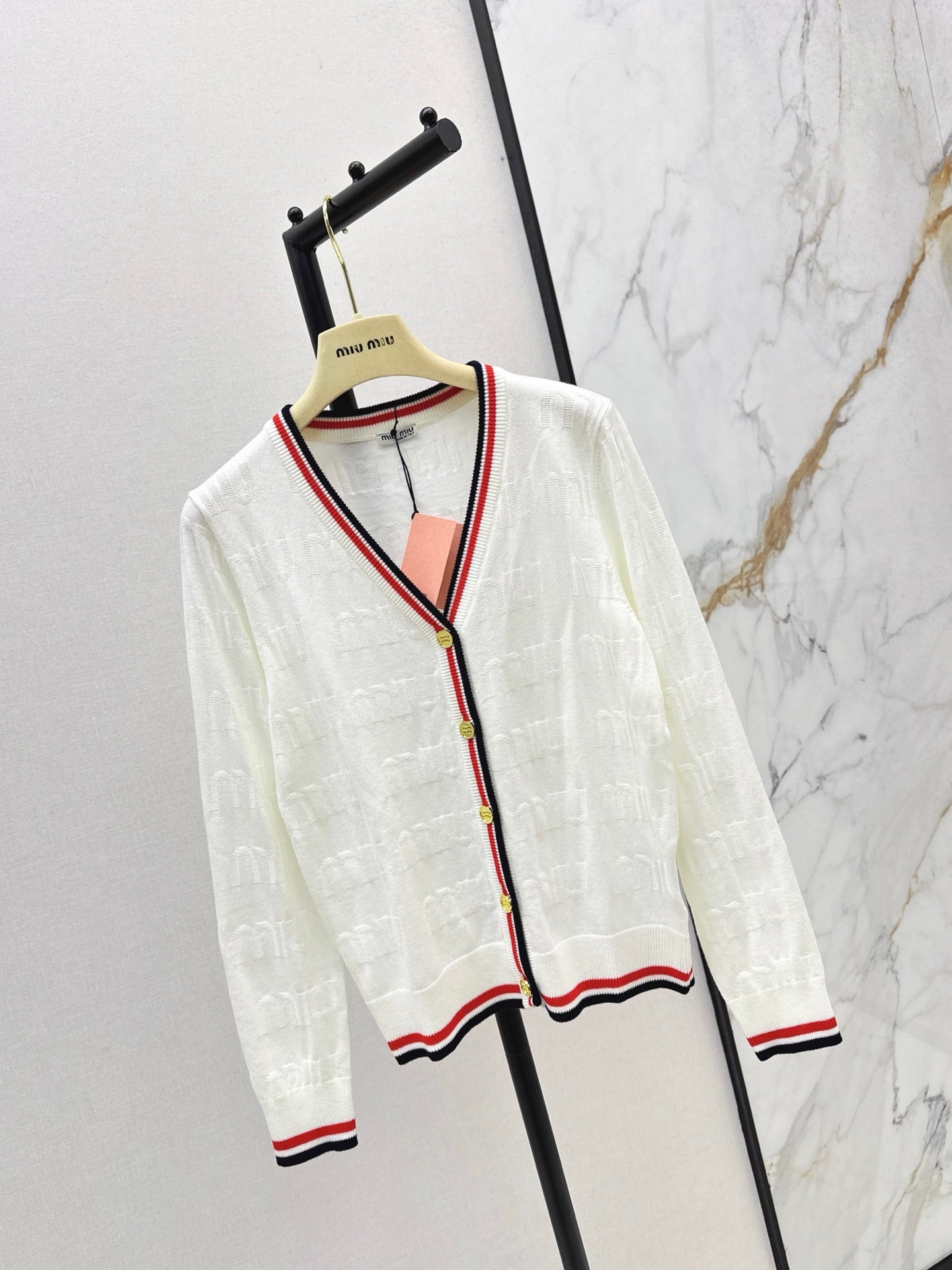 Miu 25fw wool cardigan
