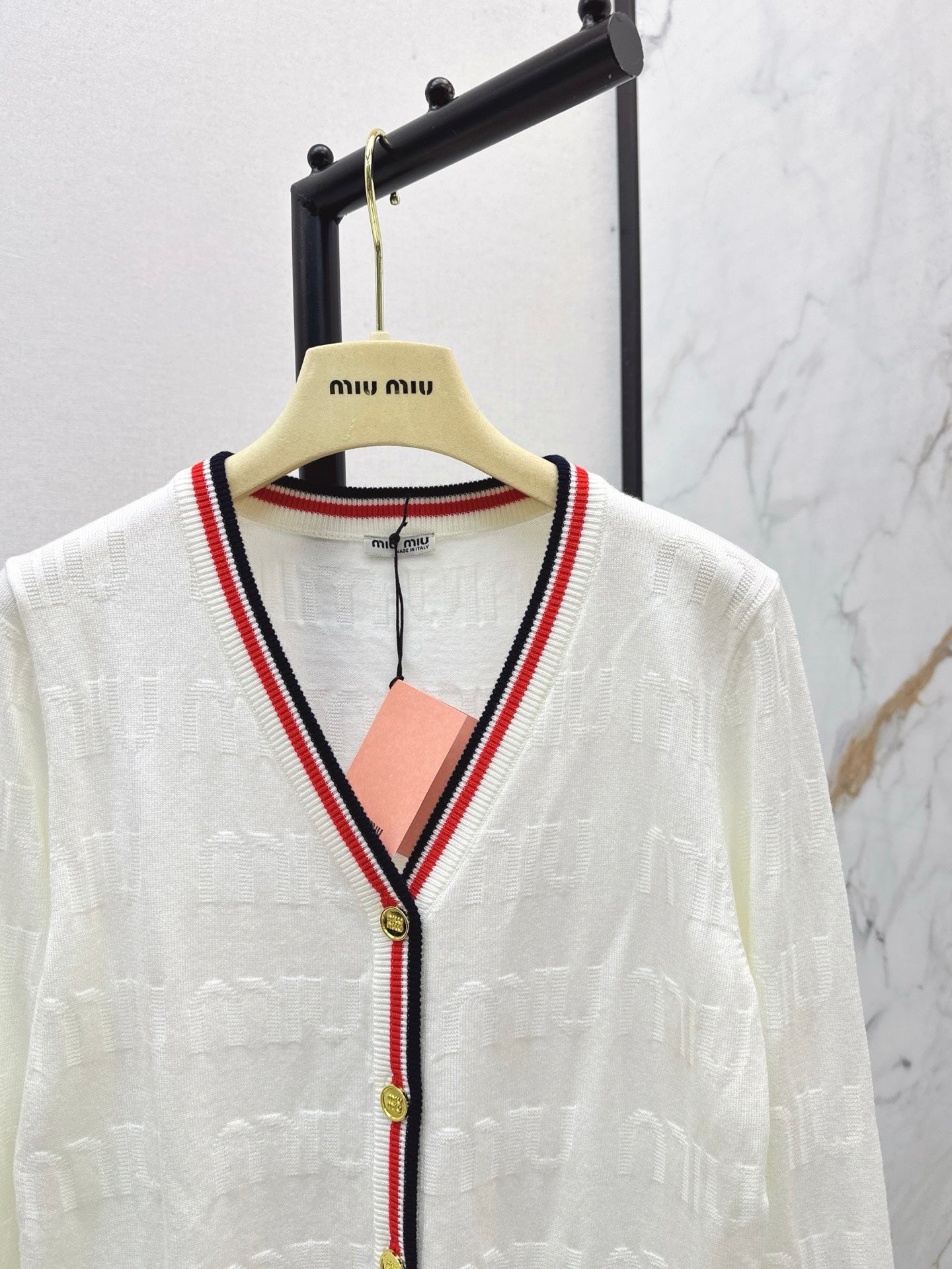 Miu 25fw wool cardigan