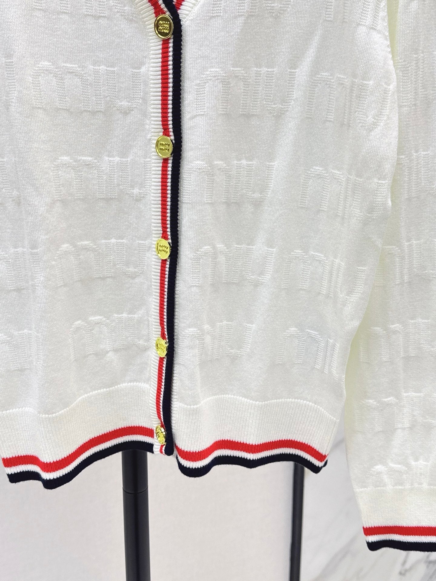 Miu 25fw wool cardigan