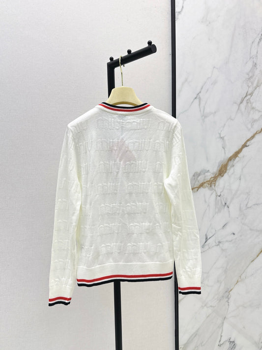 Miu 25fw wool cardigan
