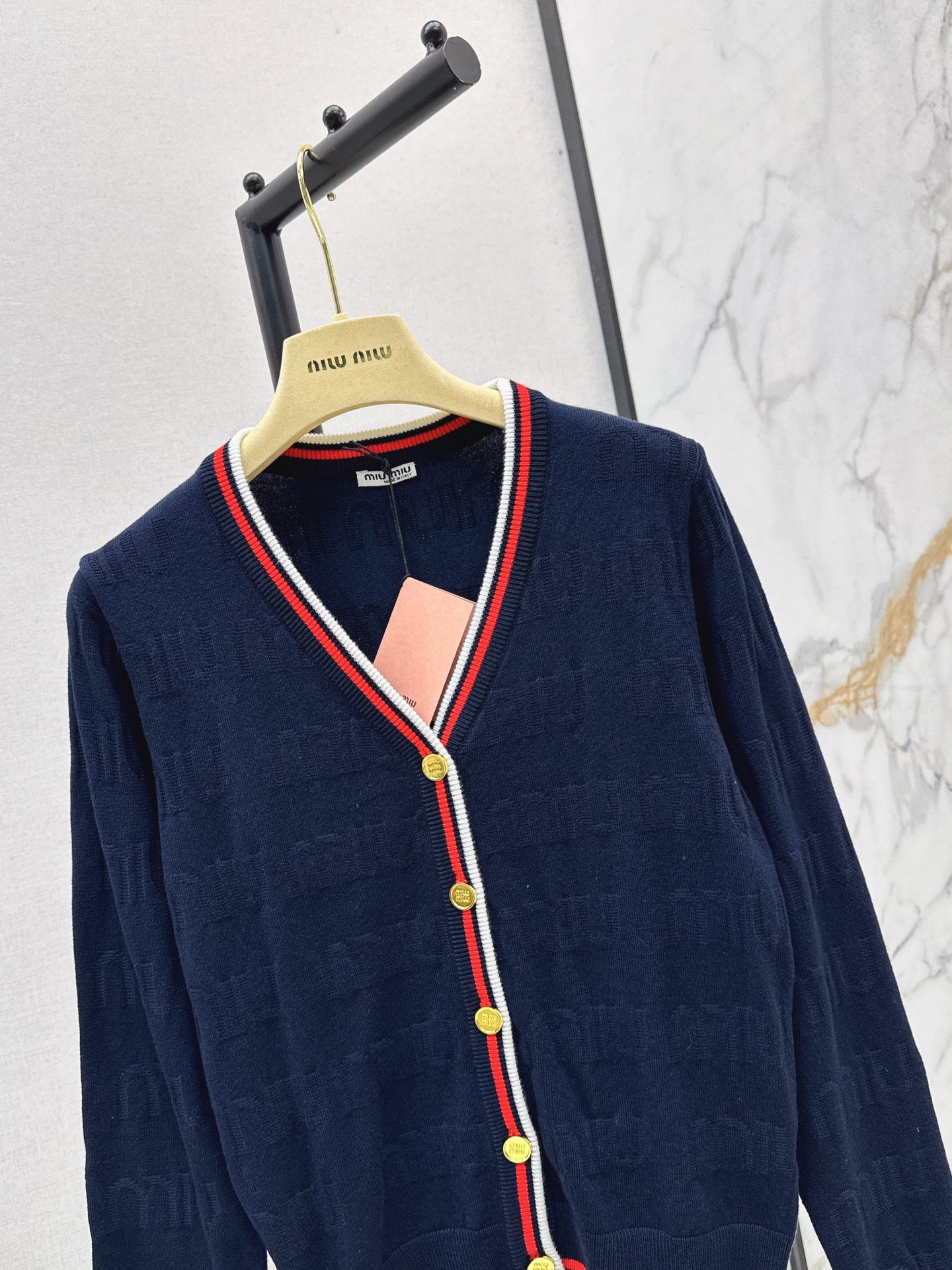 Miu 25fw wool cardigan
