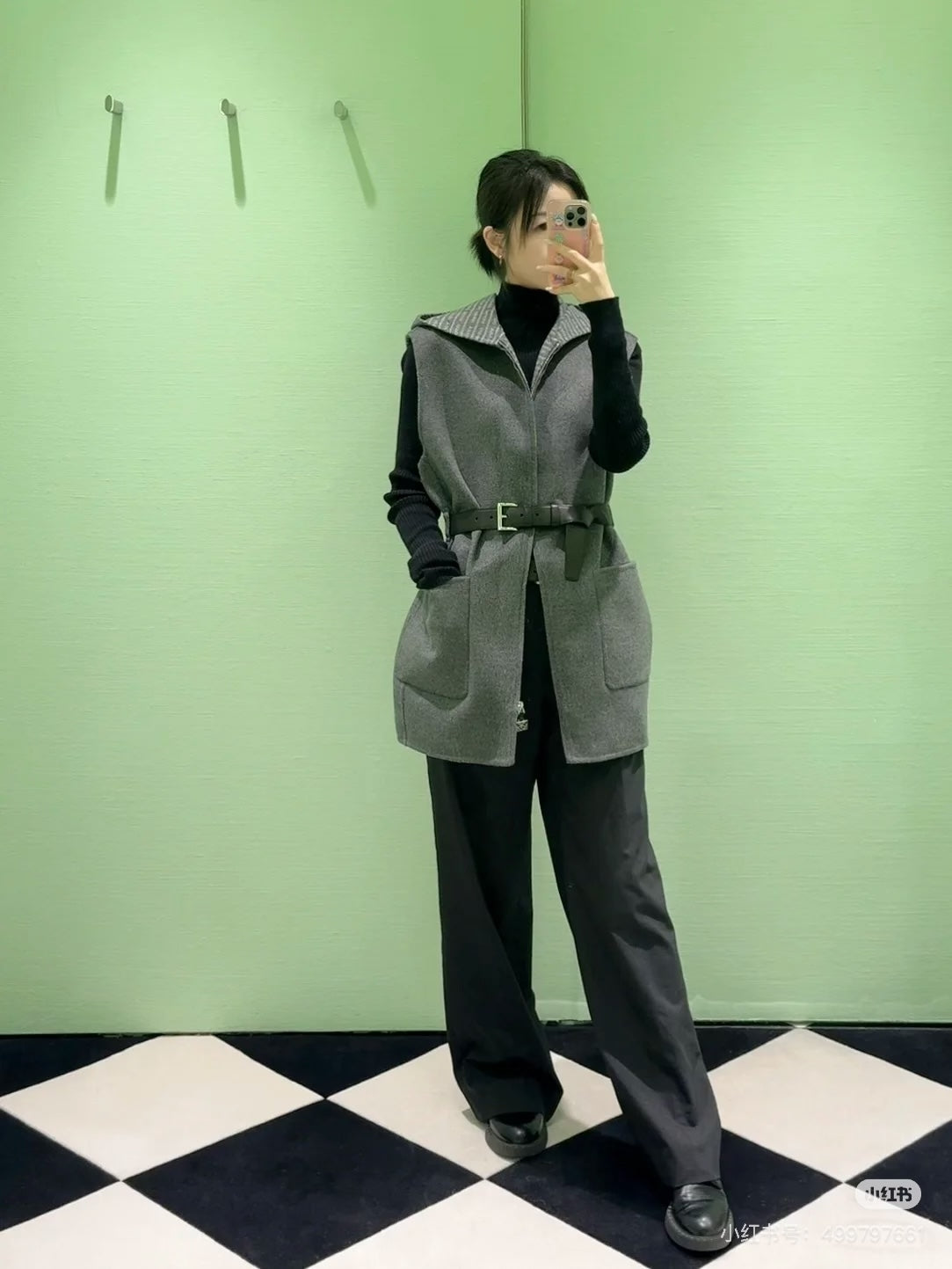 Prad 25fw hooded vest