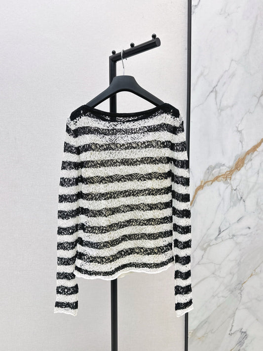 CD 25fw striped shirt