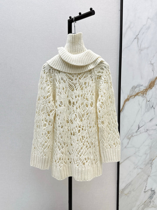 CD 25fw ruffled sweater