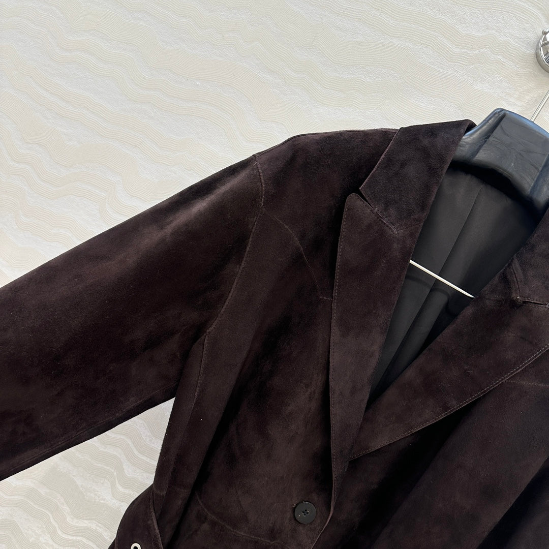 Row 25fw leather jacket