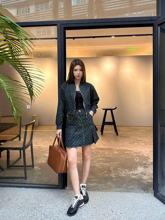 Loui 25fw denim skirt