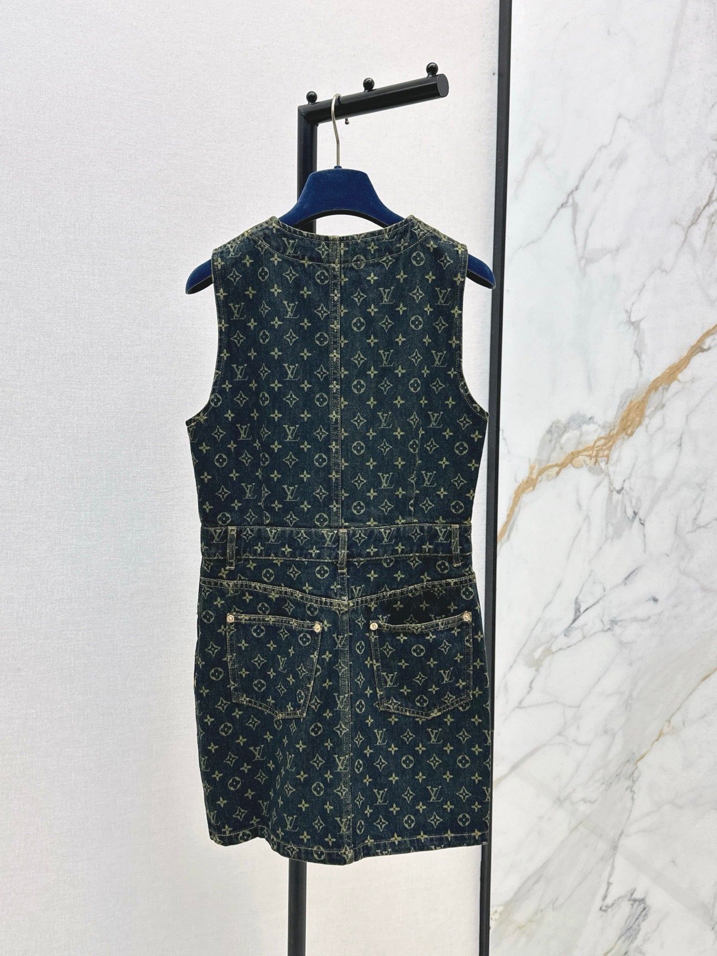 Loui 25fw denim sleeveless dress