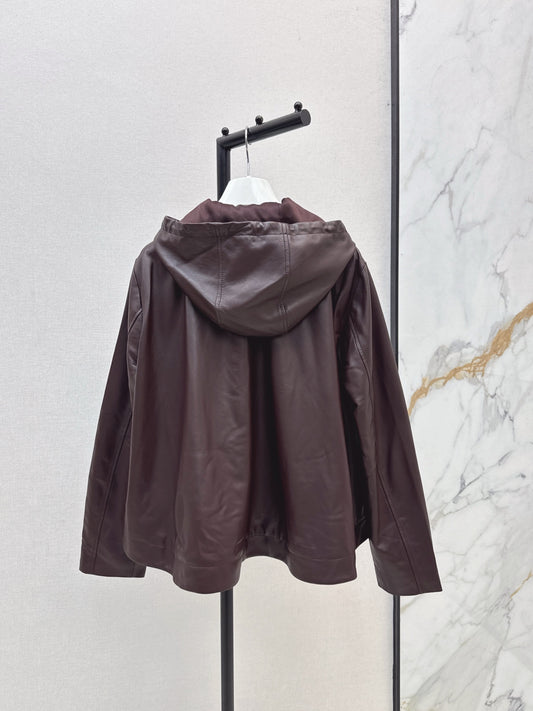 Loe 25fw leather jacket