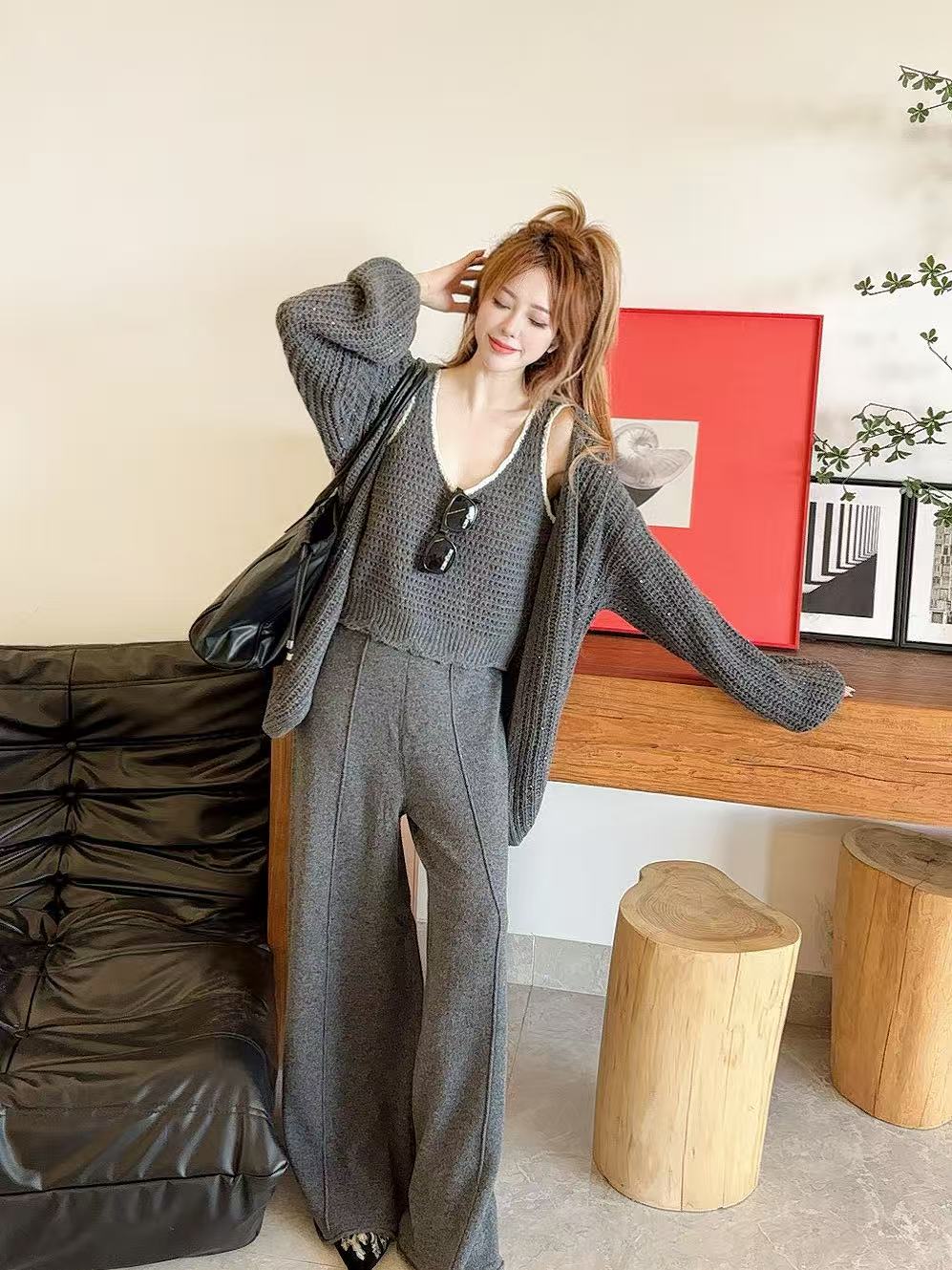 Brun 25fw wool suit