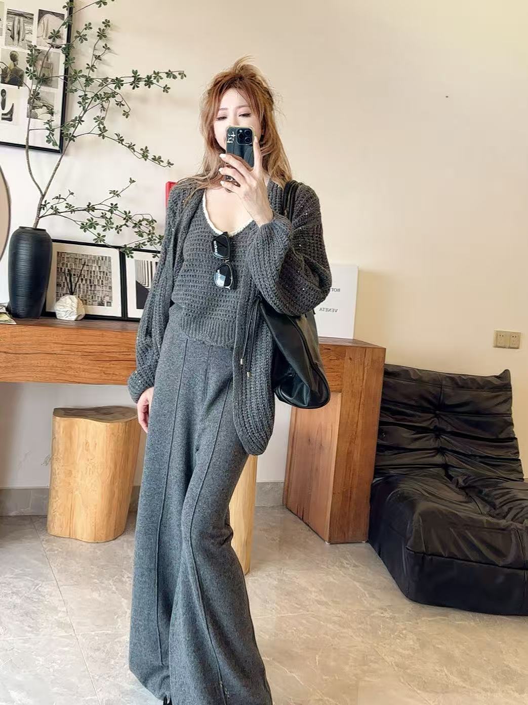 Brun 25fw wool suit