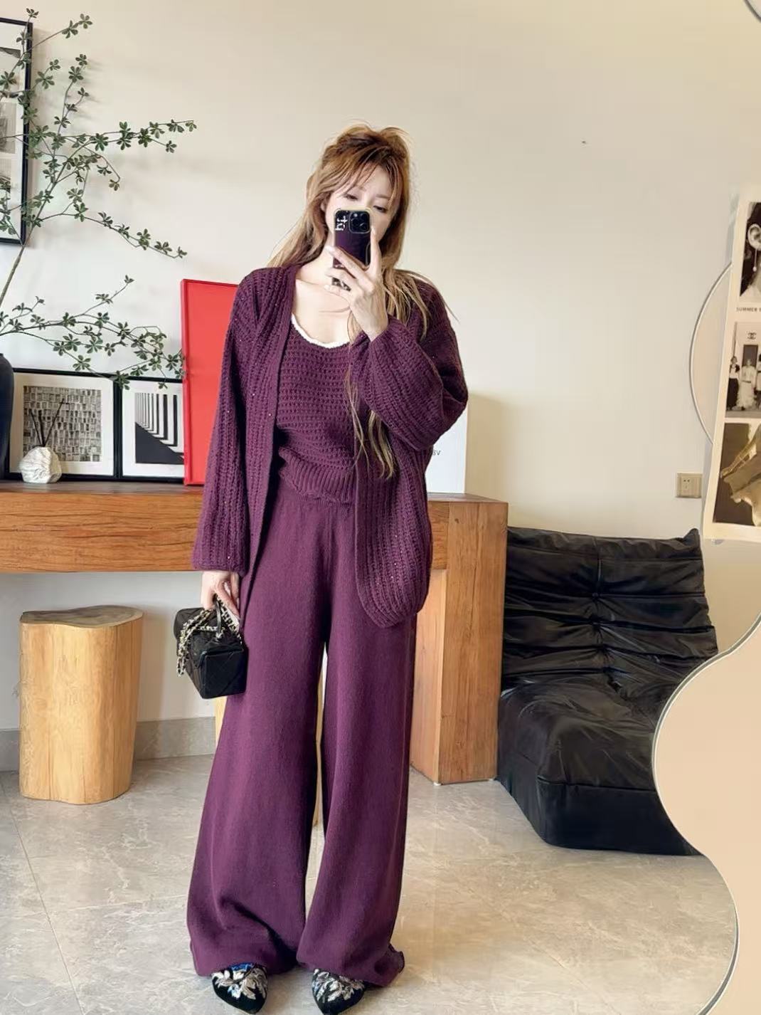 Brun 25fw wool suit