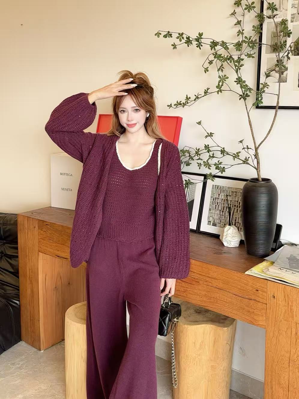 Brun 25fw wool suit
