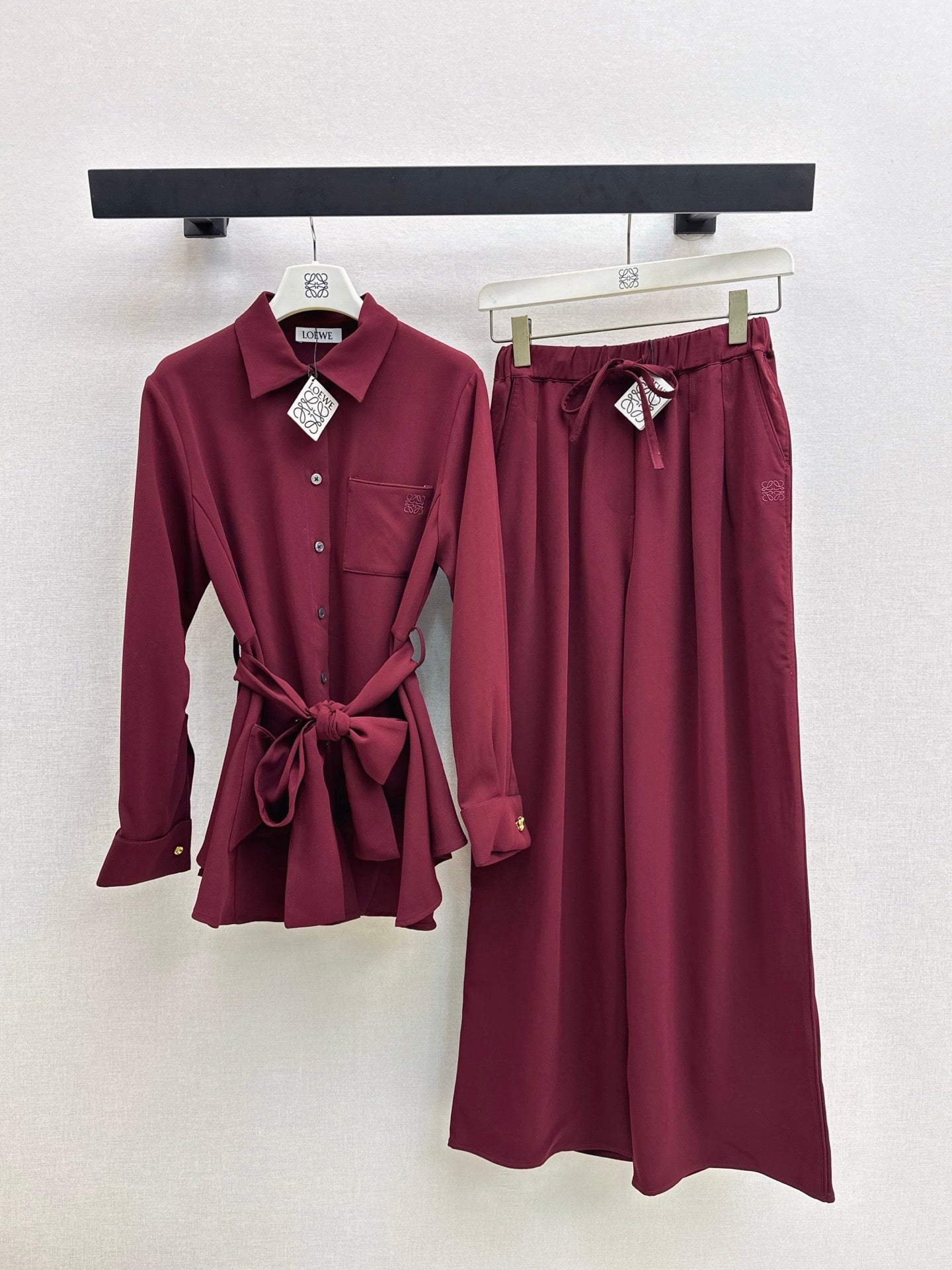 Loe 25fw straight-leg pants