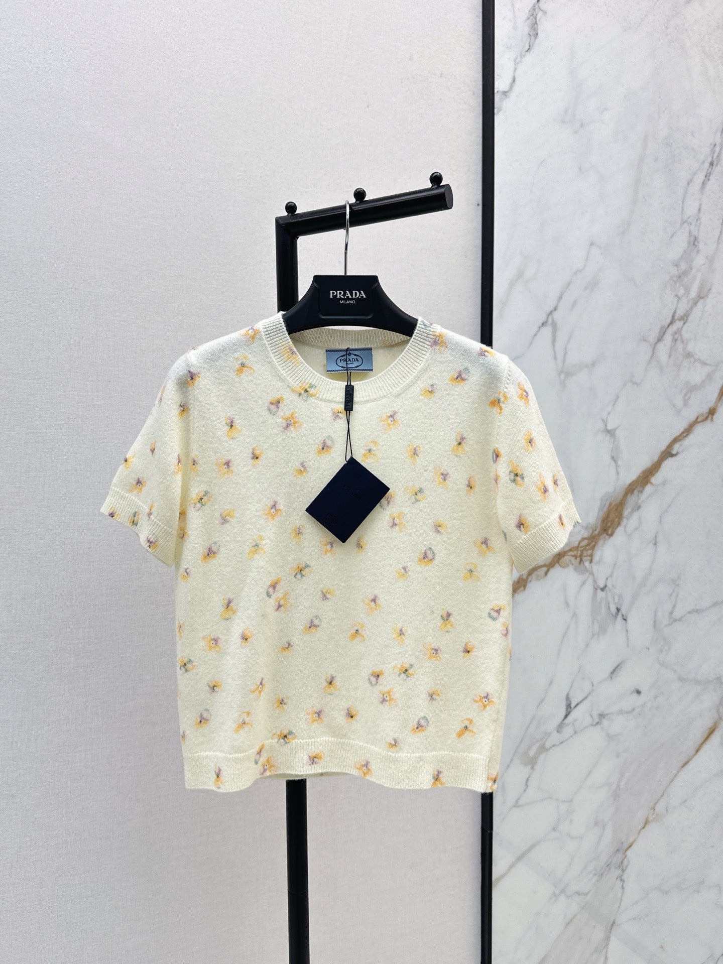 Pra 25fw printed sweatshirts