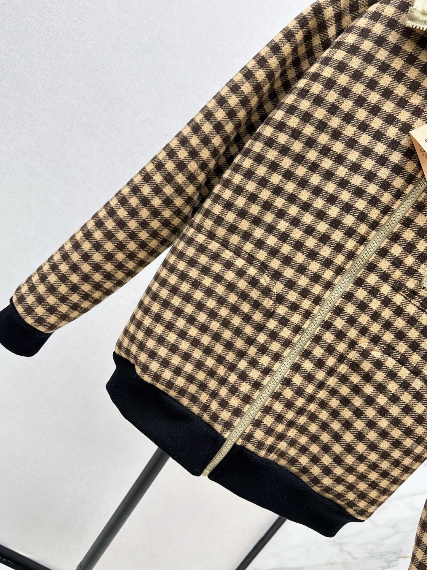 Miu 25fw plaid jacket