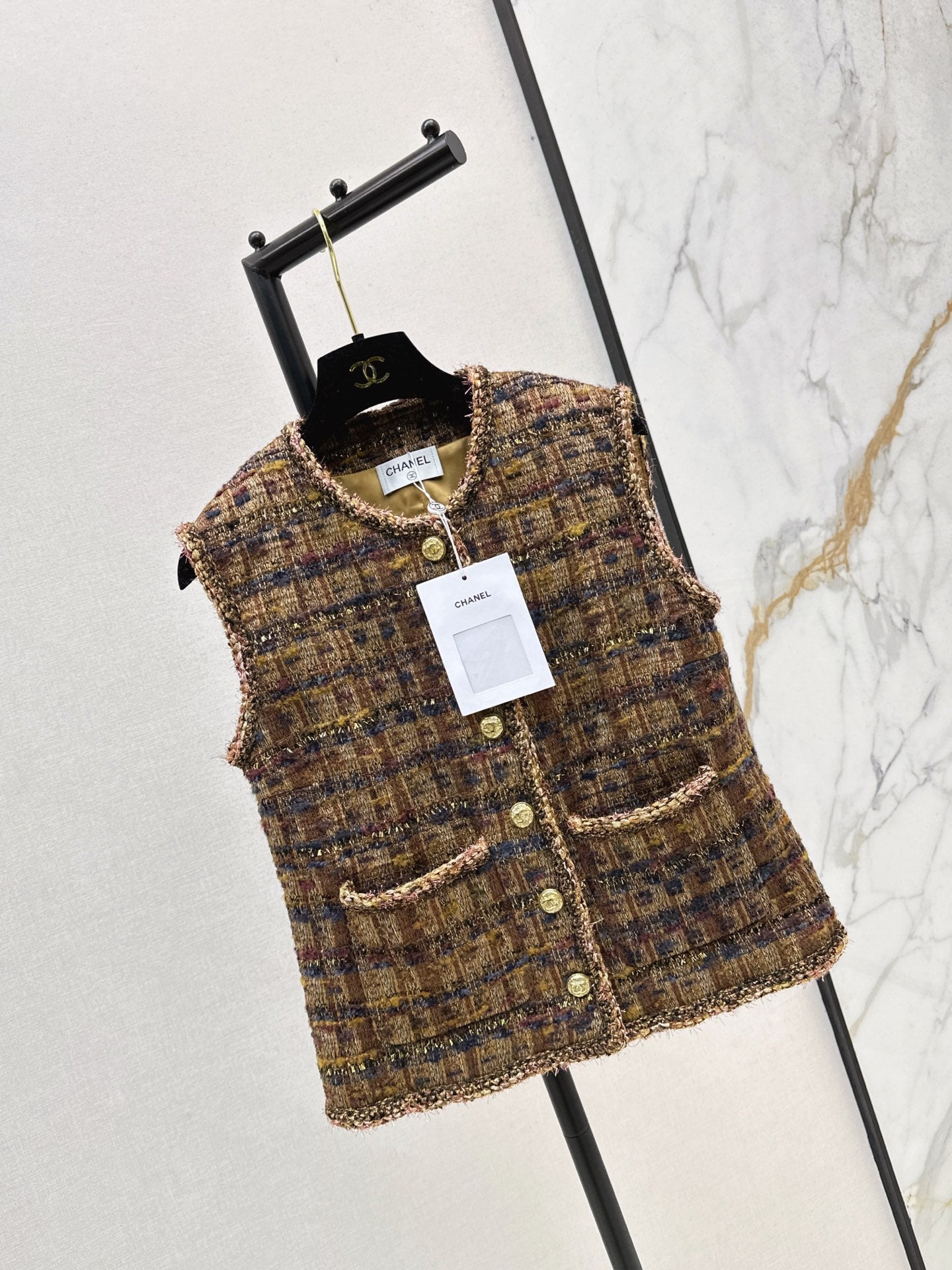 Chan 25fw woven vest