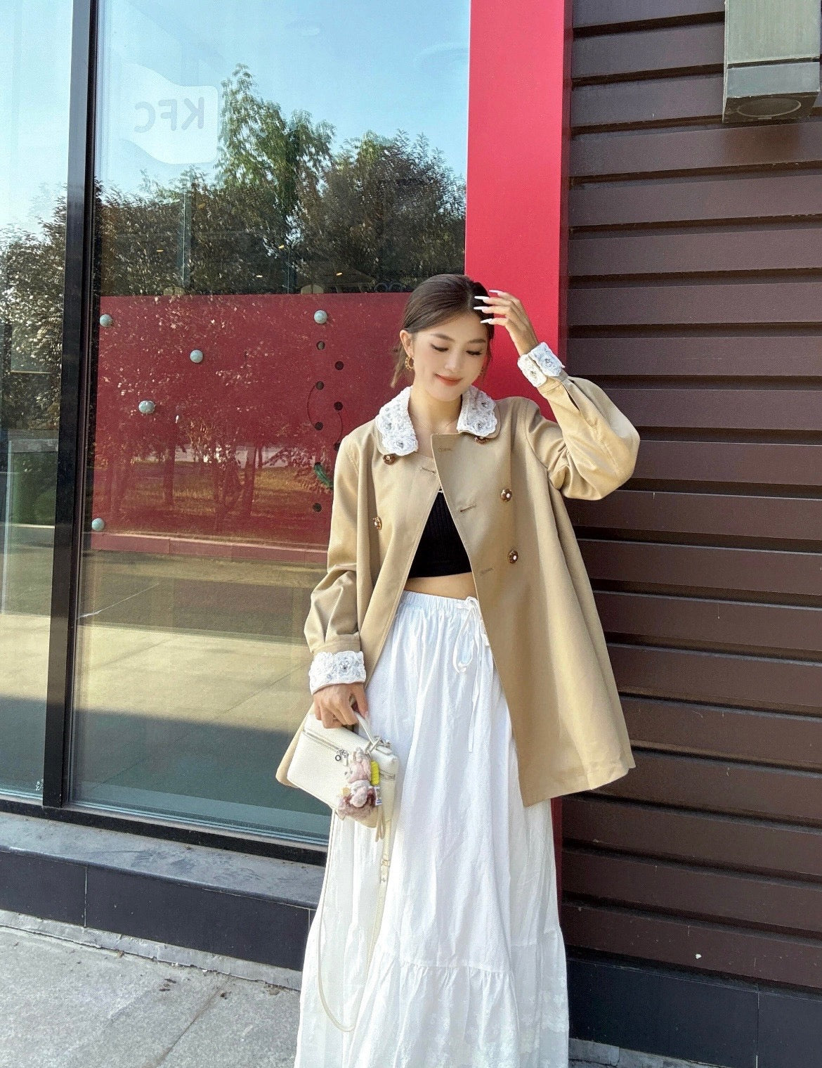 valen 25fw lace jacket