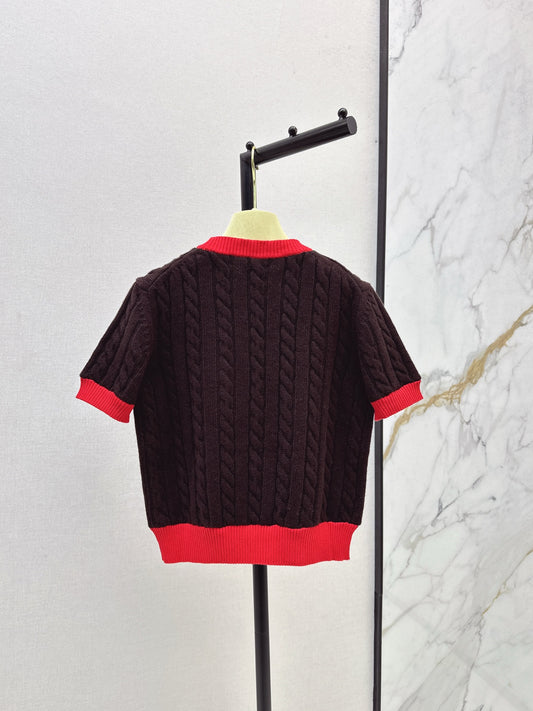Miu 25fw knitted sweater