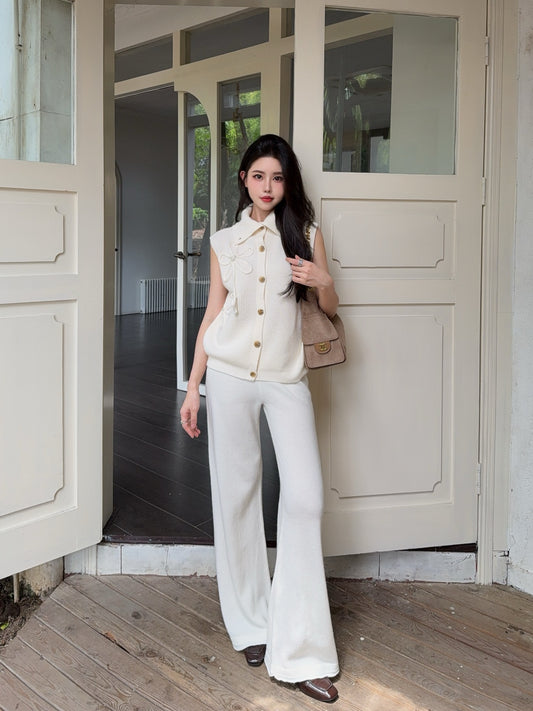 Chan 25fw sleeveless suit