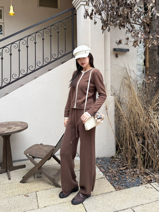 Loro 25fw knitted suit