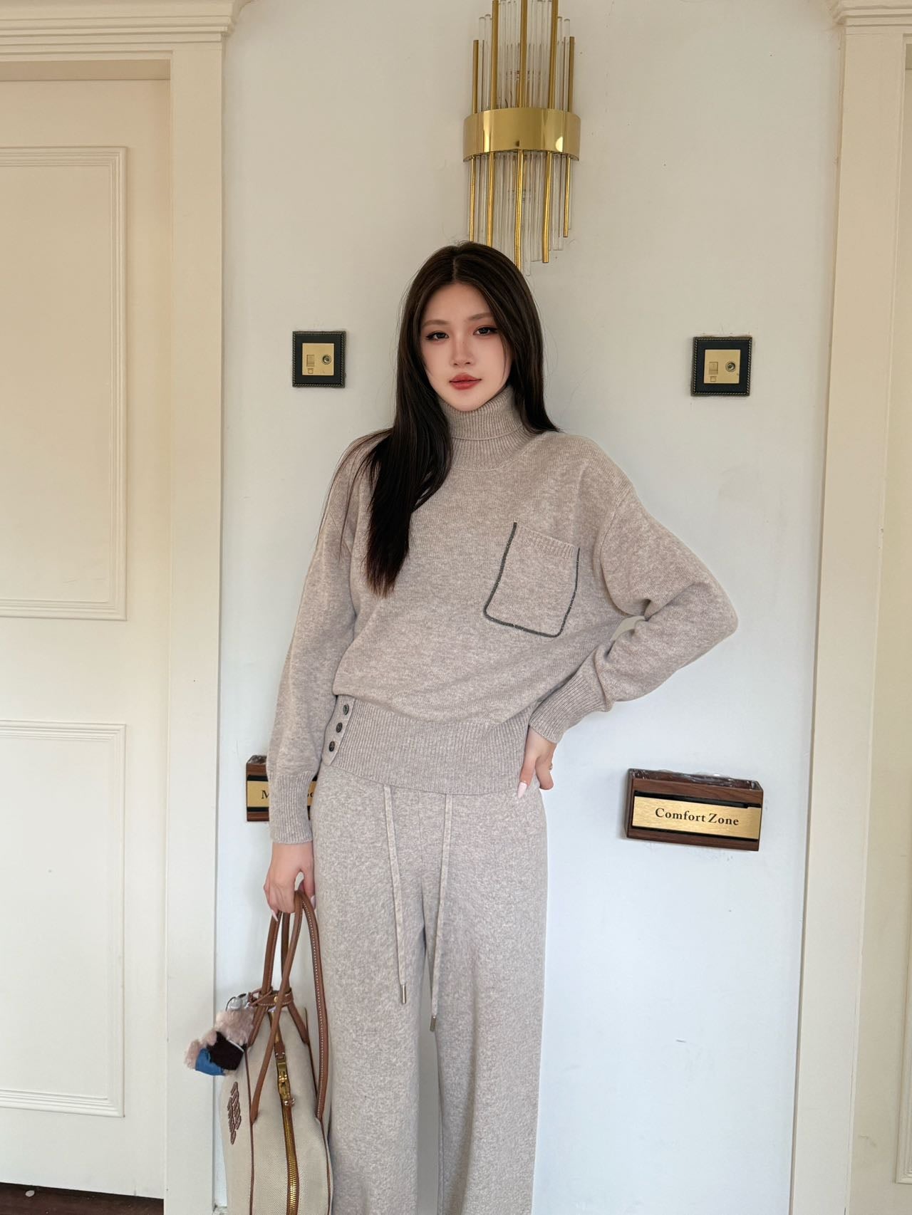 Brun 25fw wool suit