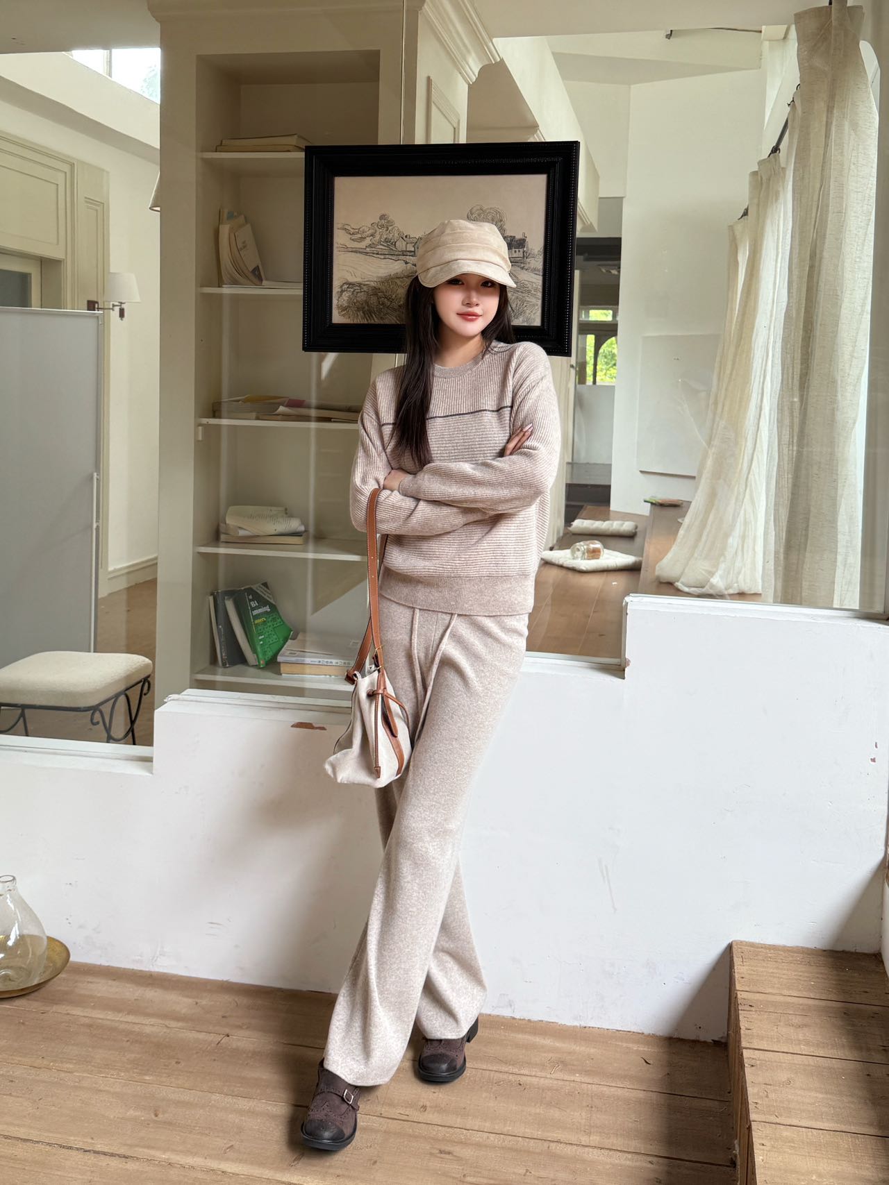 Brun 25fw wool suit