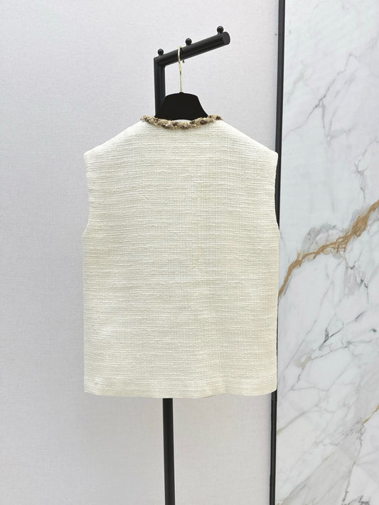 Chan 25fw woven vest