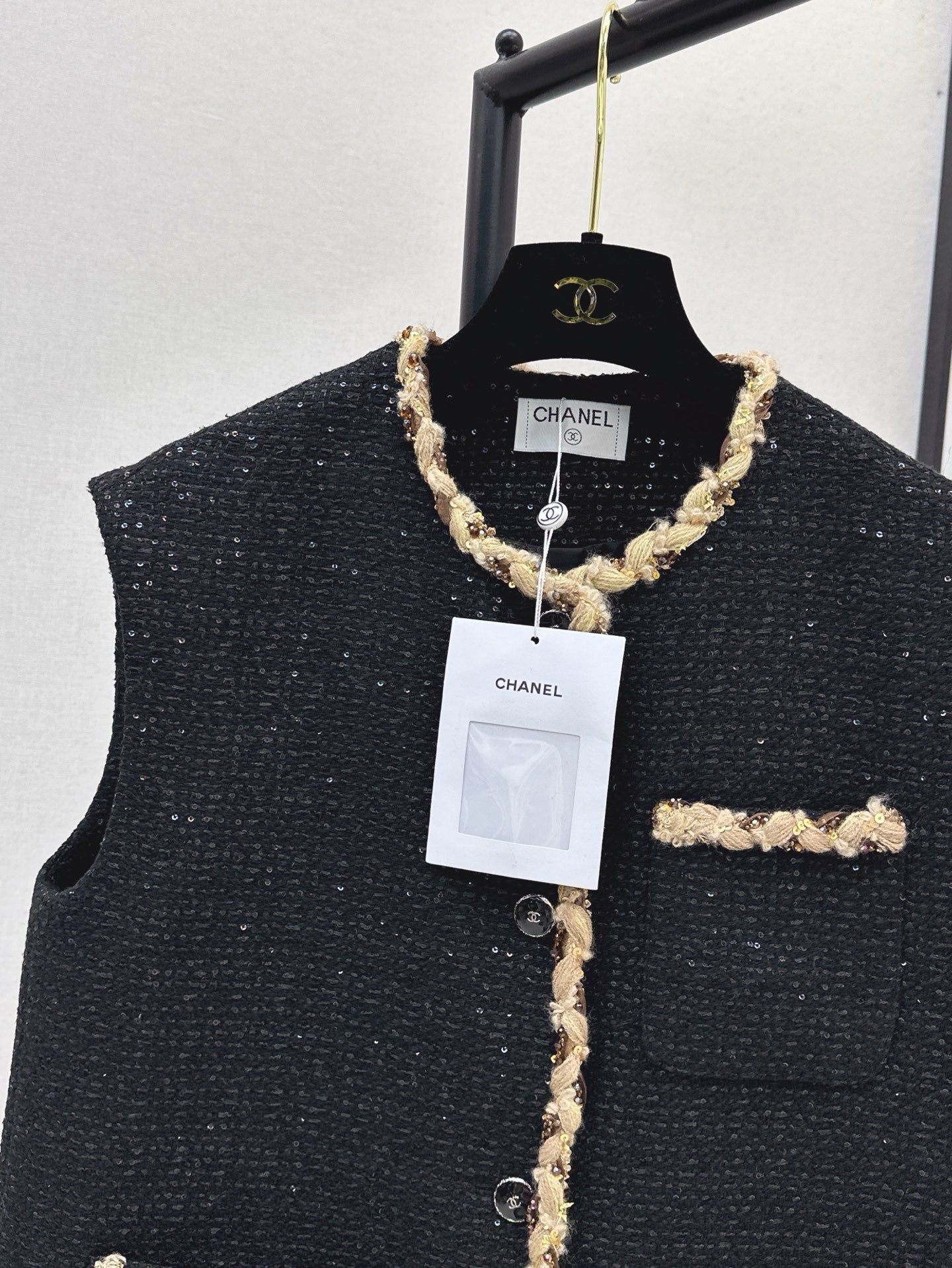 Chan 25fw woven vest