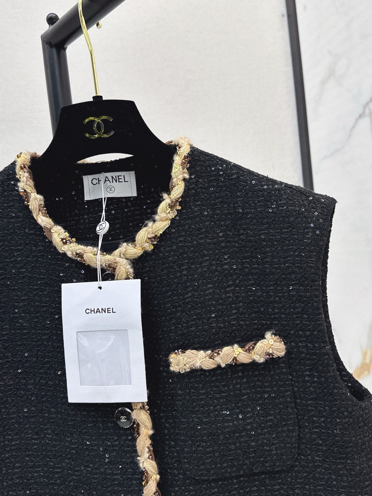 Chan 25fw woven vest