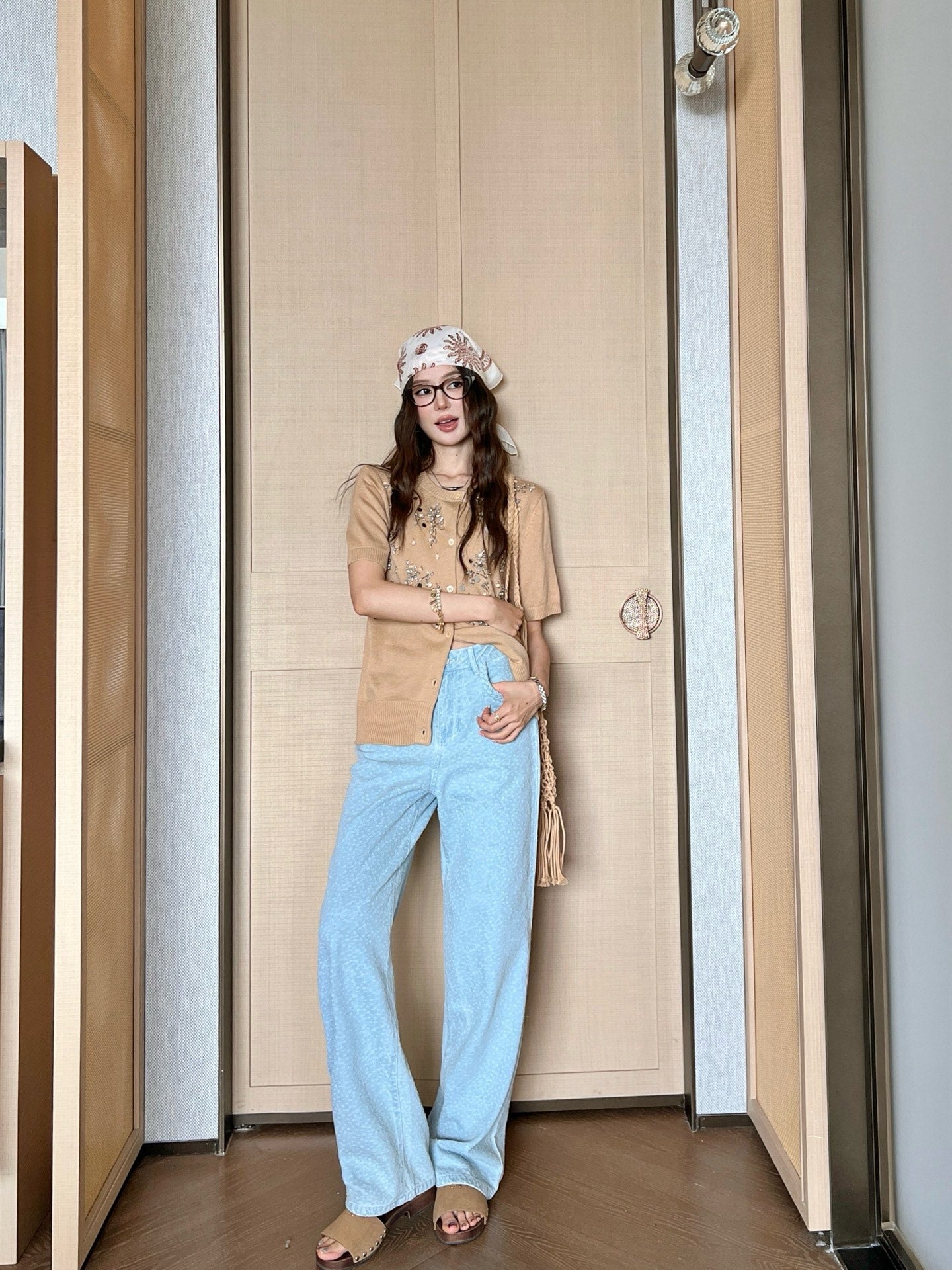 Chan 25fw denim pants