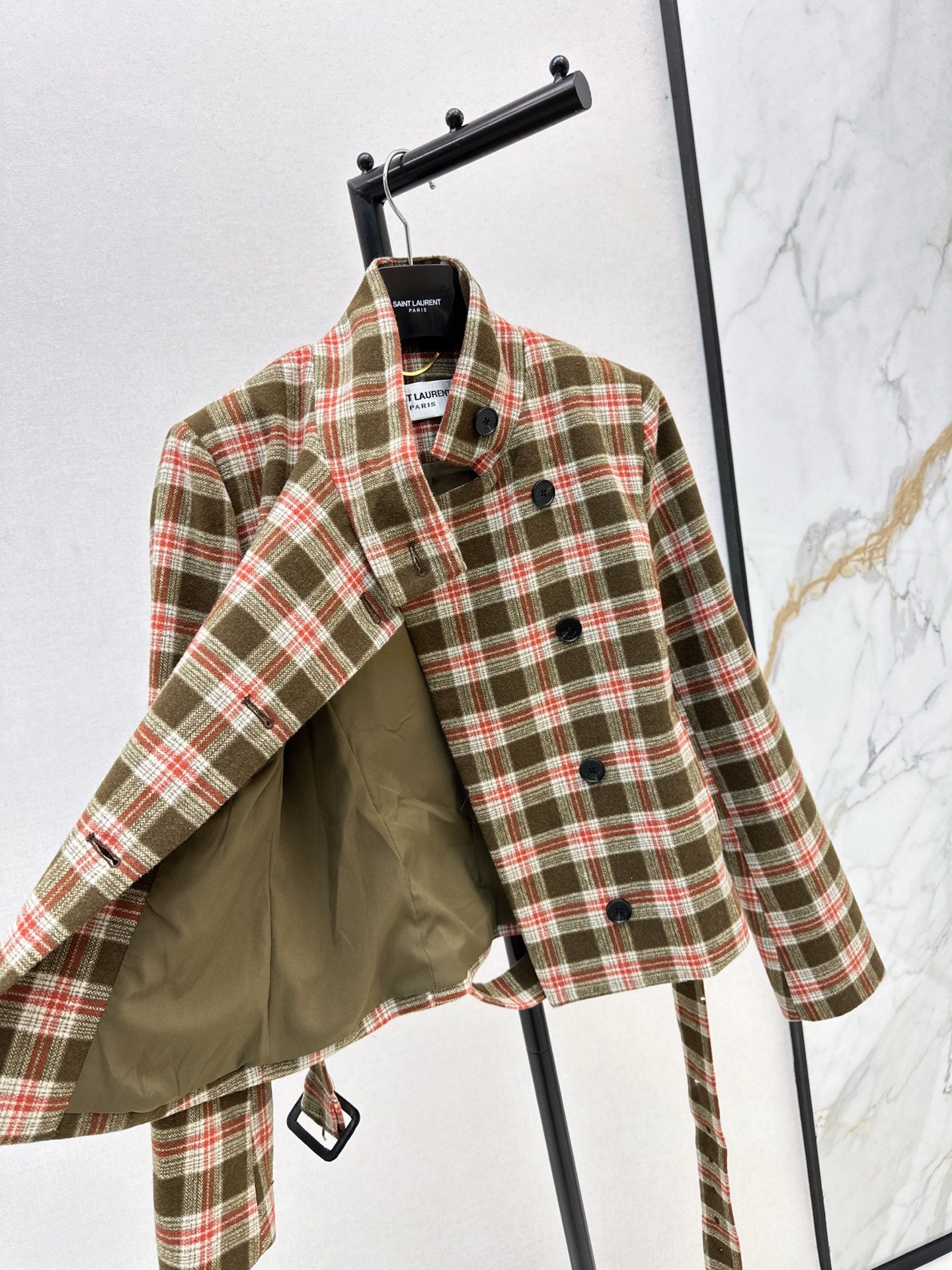 Sain 25fw plaid jacket