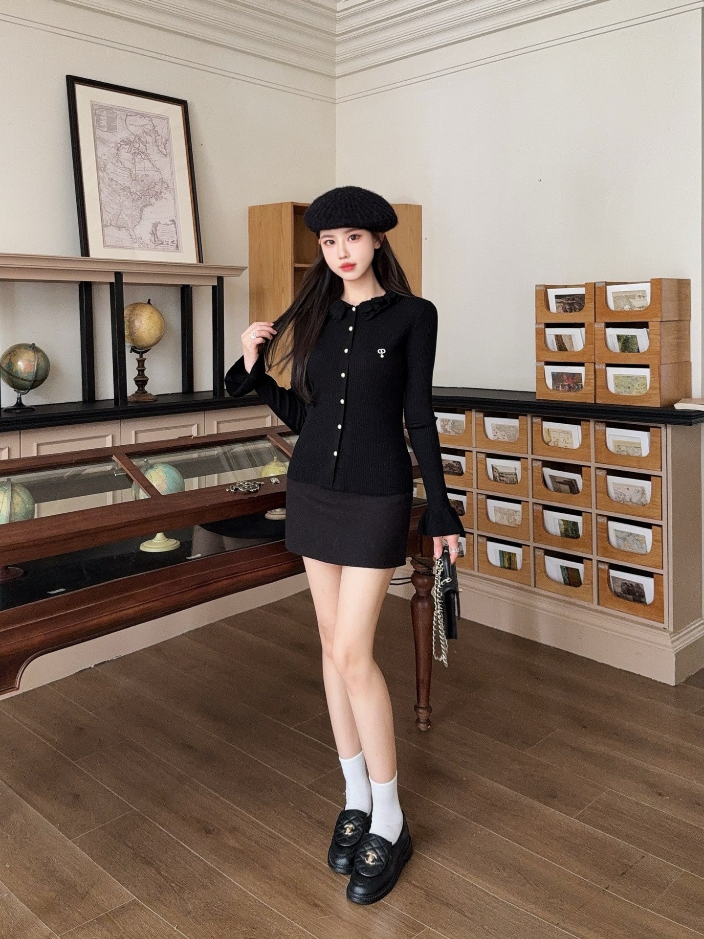 CD 25fw knitted shirt