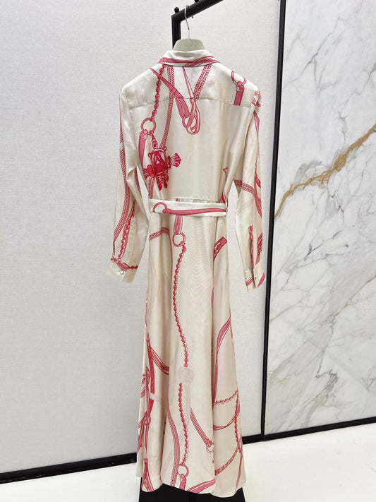 Herm 25fw silk dress