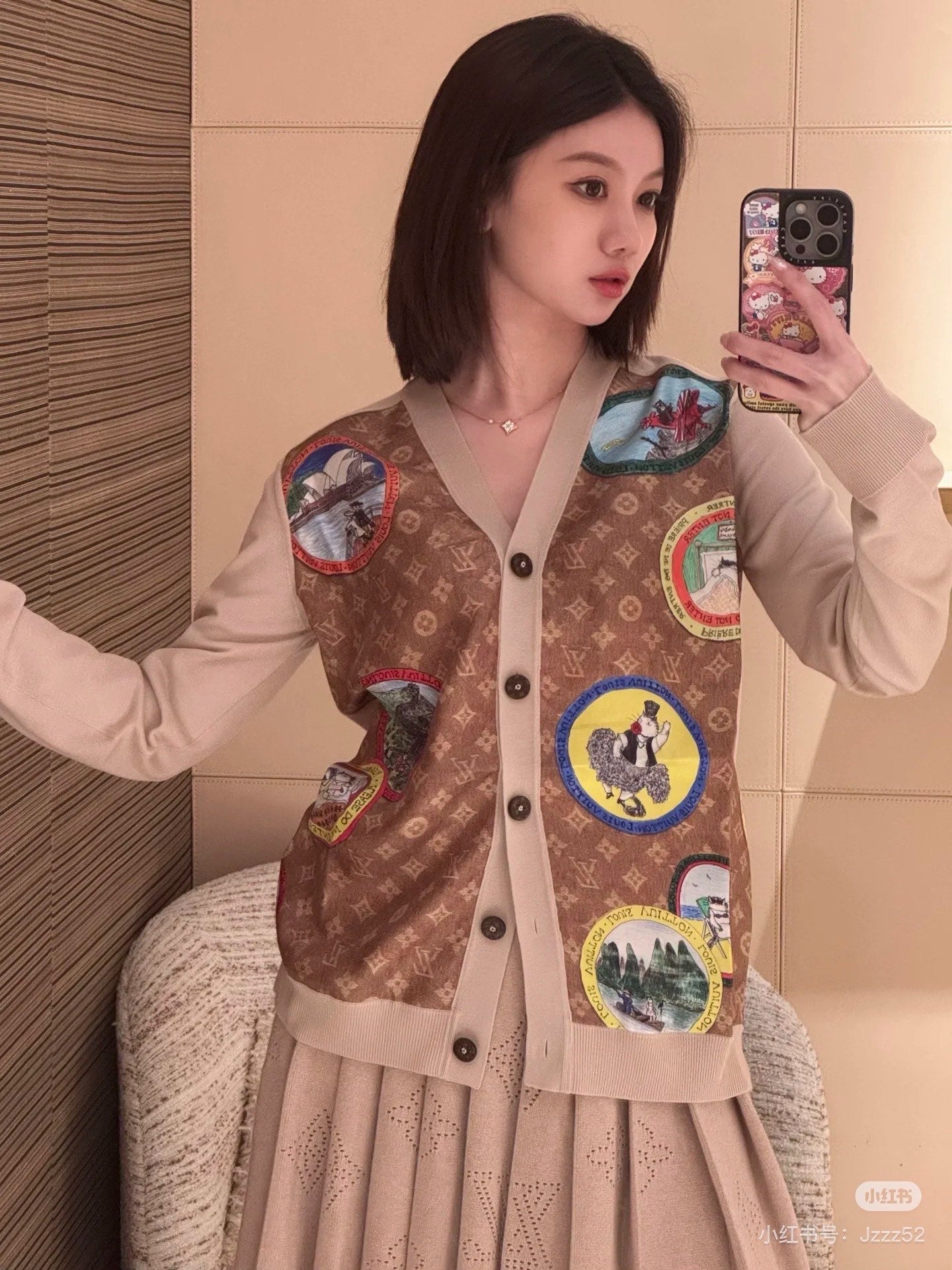 Louis 25fw knitted cardigan